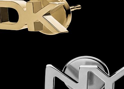 DKNY Gold-tone Parsons Stud Earrings. NJ2203931
