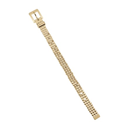 Ladies Gold Plated Cubic Zirconia Stretch