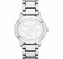 DKNY Ladies Park Avenue Silver Tone Bracelet Watch