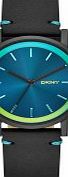 DKNY Ladies Soho Turquoise Black Watch