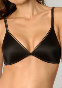 DKNY Satin Contours wire-free push-up bra