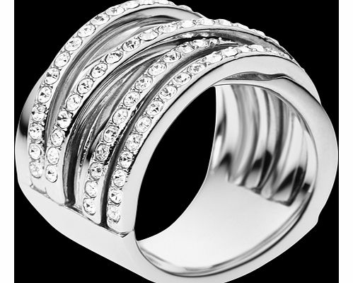 Stainless Steel Woven Whisper Ring - Ring