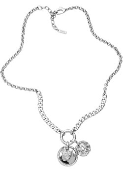 Steel and Crystal Toggle Necklace NJ1857040