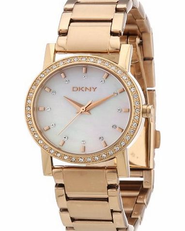 DKNY Womens Quartz Watch Lexington 3 Hand NY8121 with Metal Strap