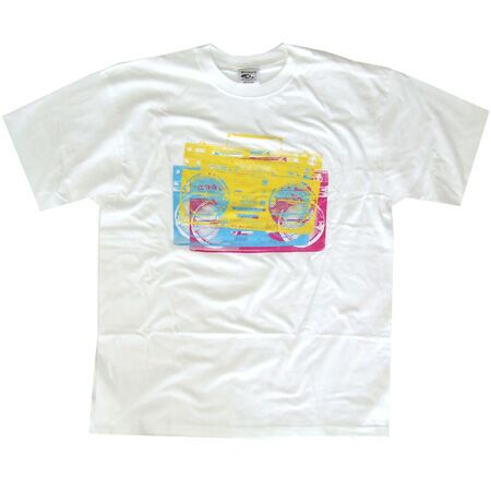 DMC Boom Box White T-Shirt