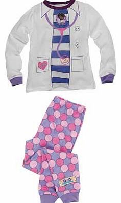 Disney Doc McStuffins Girls White Pyjamas -