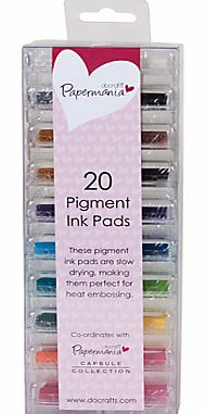 Docrafts Papermania Mini Ink Pads Pigment, Pack