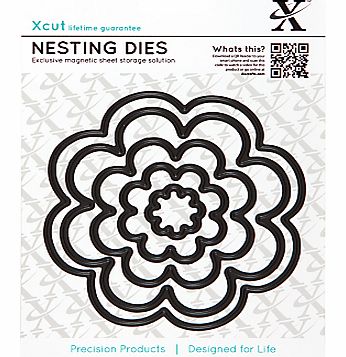 Docrafts Xcut Flower Bloom Nesting Die Cut, Pack