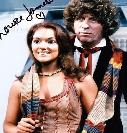 Doctor Who Classic Autographs LOUISE JAMESON as Leela - Doctor Who GENUINE AUTOGRAPH