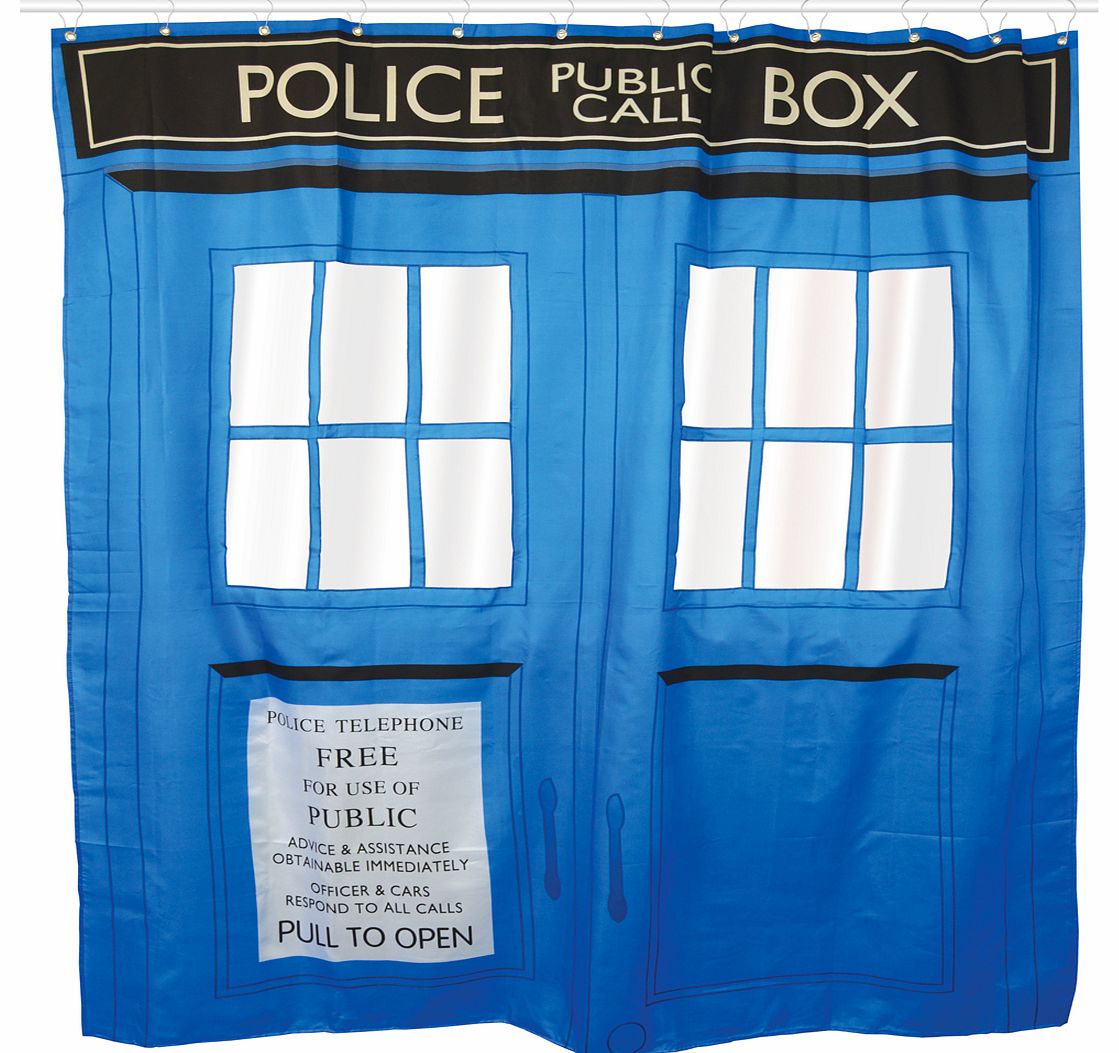 Doctor Who TARDIS Shower Curtain