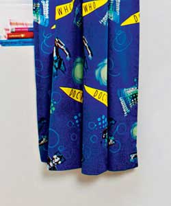 Doctor Who Upgrade Pair of 66 x 54in Curtains
