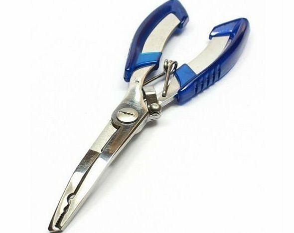 dodocool 6.3`` Stainless Steel Fishing Pliers Scissors Line Cutter Remove Hook Tackle Tool