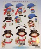A4 3D step by step Morehead decoupage sheet - cute Christmas boys