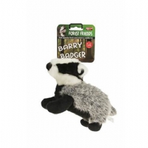 Animal Instincts Barry Badger Plush Dog Toy Small