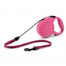 Flexi Classic Cord Pink 5M Medium - Dogs Up To