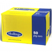 Hollings Premium Pigs Ears 2 Pieces X 12 Packs
