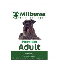 Milburns Premium Dog Food Adult 15kg Lamb and Rice