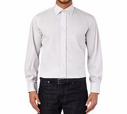 Light grey cotton blend shirt