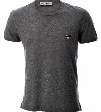 Melange Grey R-Neck T-Shirt