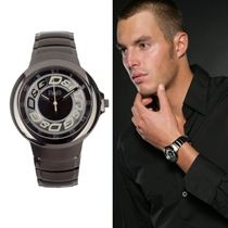 Mens Watch - black and grey