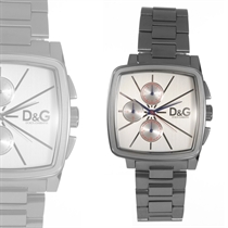 Mens Watch - silver and white