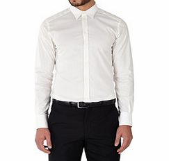 Off-white cotton blend classic shirt