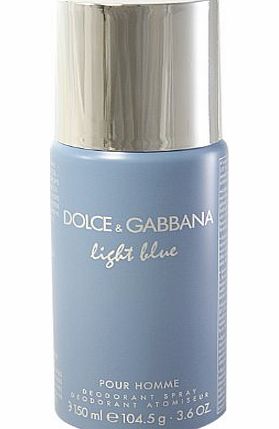 Light Blue Pour Homme Number 1 Deodorant Spray 150 ml