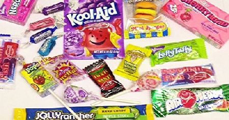 American sweets and candy box by Dolci Di Lechlade Kool Aid Jolly Rancher Wonka Airheads Cherryheads Warheads