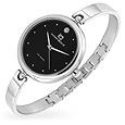 Top Model - Womenand#39;s Black Stainless Steel Round Watch