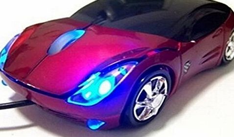 Domire Ferrari Car Shaped Optical USB Mouse