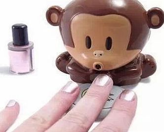 Domire Lovely Cute Monkey Shape Nail Art Nail Polish Blower Dryer Nail Tools