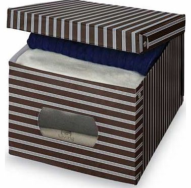 Domopak Brown Matching PVC Box with Window - Large