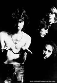 The Doors Black & White Band Textile Poster