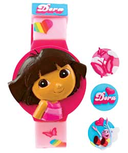 Dora Interchangeable Head LCD Watch