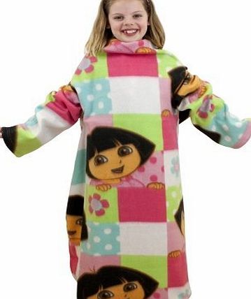Dora the Explorer  Buttons Official Sleeved Fleece Wrap Blanket