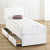 Dorlux 135cm Comfort Crest Non Storage Platform Top Divan Set
