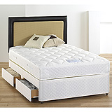 Dorlux 135cm Luxury Crest Non Storage Platform Top Divan Set
