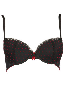 Dorothy Perkins Black and red bra