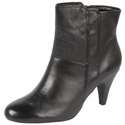 Dorothy Perkins Black leather ankle boots