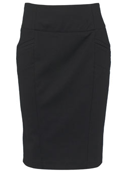 Dorothy Perkins Black seam pencil skirt