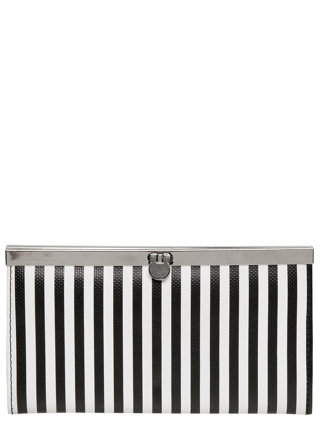 Black stripe bar top purse 18344330