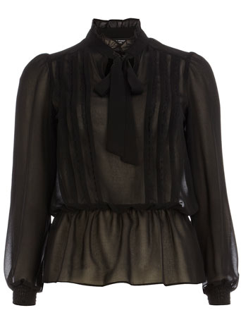 Black Victoriana blouse DP05326601