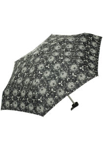 Black/white floral umbrella