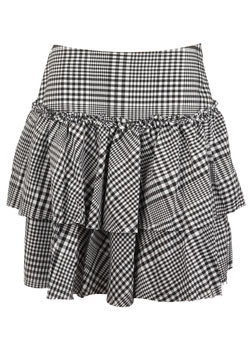 Dorothy Perkins Black/white gingham skirt