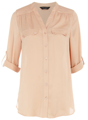 Dorothy Perkins Blush tab sleeve blouse DP05238815