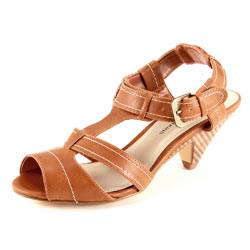 Dorothy Perkins Brown T-bar sandals