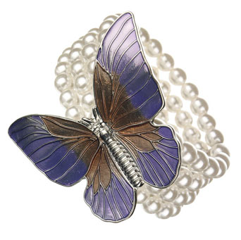 Butterfly stretch bracelet