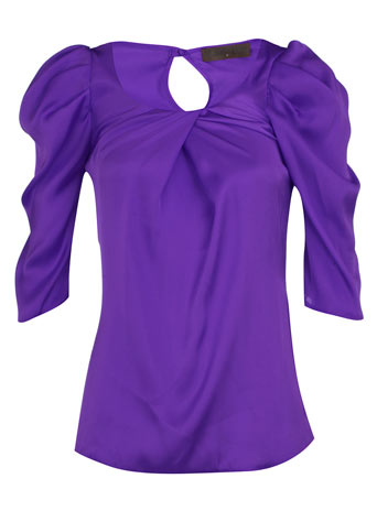 Dorothy Perkins Closet purple satin blouse DP60000056