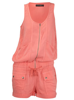 Dorothy Perkins Coral sleeveless playsuit