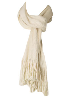 Dorothy Perkins Cream brushed scarf